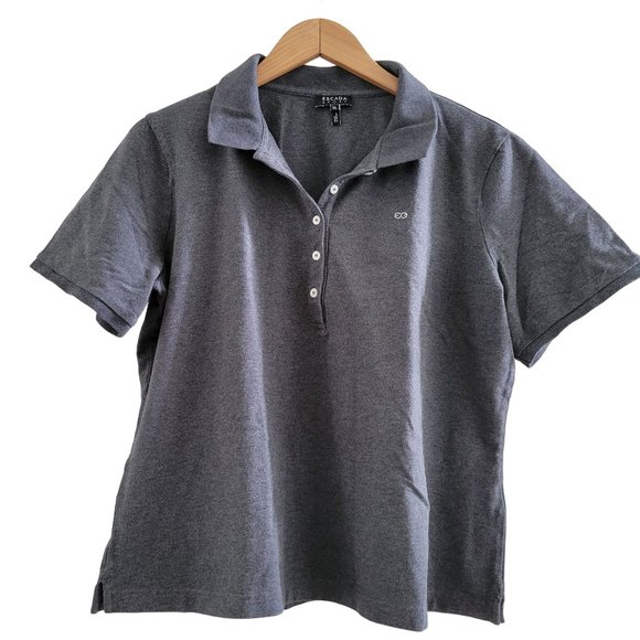 Escada Sport Womens Gray short sleeve cropped size XL - Picture 1 of 6